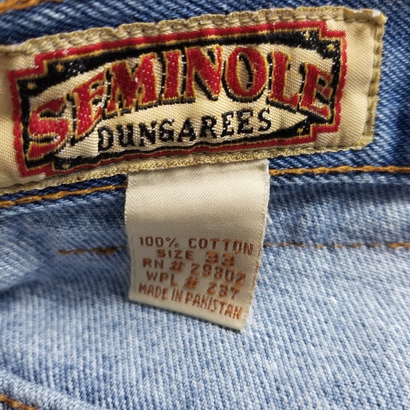 Seminole men's jean shorts - Picture 3 of 7